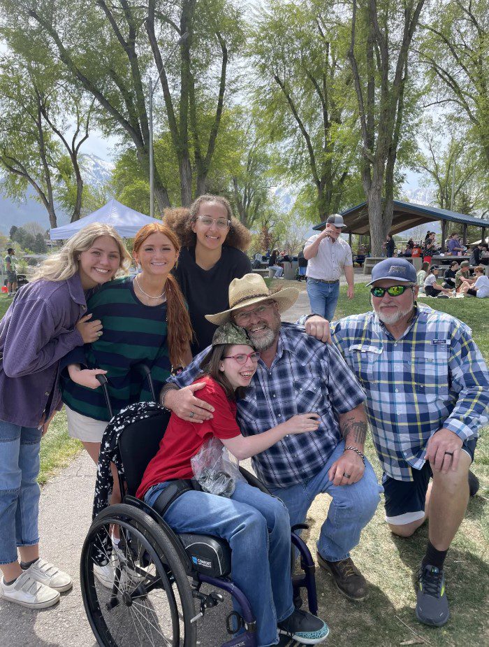 Mike at Salem Pond Kids Fishing Day.
